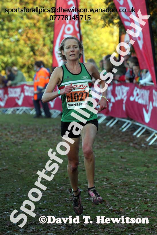 Senior women, National Cross Country Relays, Berry Park, Mansfield. Photo: David T. Hewitson/Sports for All Pics